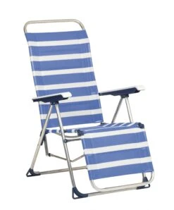 Alco Relaxer Aluminium Padded Textilene Bicomponent Armrests Multiposition 4805ALGF-1556