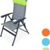 Portal Outdoor Ken Reclining Chair Grey With A Green Headrest And Stitching PT-CH-KEN-GN -Vango Sales 51gy6 7x1ol. ac sl1200