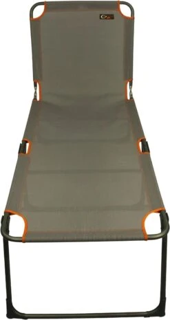 Portal Outdoor Lounger Sun Or Camping Bed Green With Orange Headrest And Stitching PT-CH-AVA -Vango Sales 71rmkexcxll. ac sl1500 1