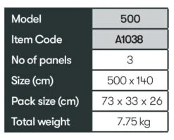 Quest Falcon AirShield 500 (3 Panels) A1038 16 Quest Falcon AirShield 500 (3 Panels) A1038 -Vango Sales a1038 10 midsize