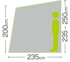 Quest Falcon Inflatable Air 220 Porch Awning A3500A -Vango Sales a3500a 6 midsize 1