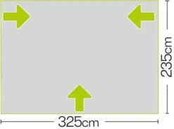 Quest Falcon 325 Poled Porch Awning A3502GY 14 Quest Falcon 325 Poled Porch Awning A3502GY -Vango Sales a3502 7 midsize