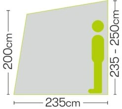 Quest Falcon Inflatable Air 325 Porch Awning A3502A -Vango Sales a3502a 6 midsize 2