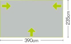 Quest Falcon 390 Poled Porch Awning A3503GY -Vango Sales a3503 7 midsize 1