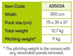 Quest Falcon Inflatable Air 390 Porch Awning A3503A -Vango Sales a3503a 10 midsize 1
