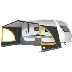 Dorema Panorama Sun Canopy 2023 -Vango Sales doremapanoramayellow grey compressor