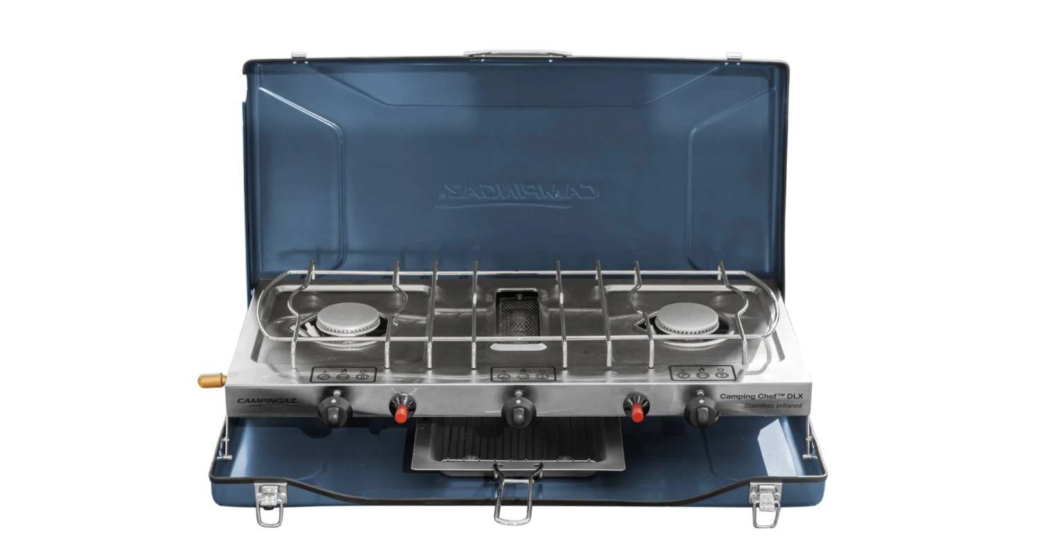 Campingaz Camping Chef DLX Stainless Infrared Gas Stove 2176950 3 Campingaz Camping Chef DLX Stainless Infrared Gas Stove 2176950