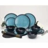 Flamefield Granite Aqua 12pc Melamine Essentials Set GG0112 -Vango Sales flamefieldgraniteazure12pcmelamineset