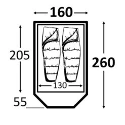 Kampa Brighton 2 BLUE 9 Kampa Brighton 2 BLUE -Vango Sales kampabrighton2fp compressor