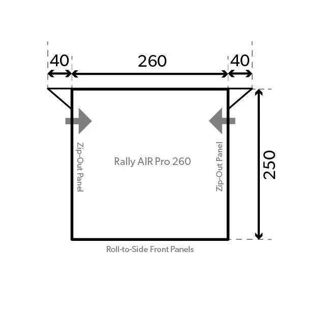 Dometic (Kampa) Rally 260 Pearl Grey AW0002 9120000039 2022 3 Dometic (Kampa) Rally 260 Pearl Grey AW0002 9120000039 2022