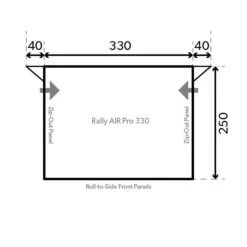 Dometic Rally Pro 330 9120000034 2023 -Vango Sales kampadometicrallyairpro330 2020fp compressor