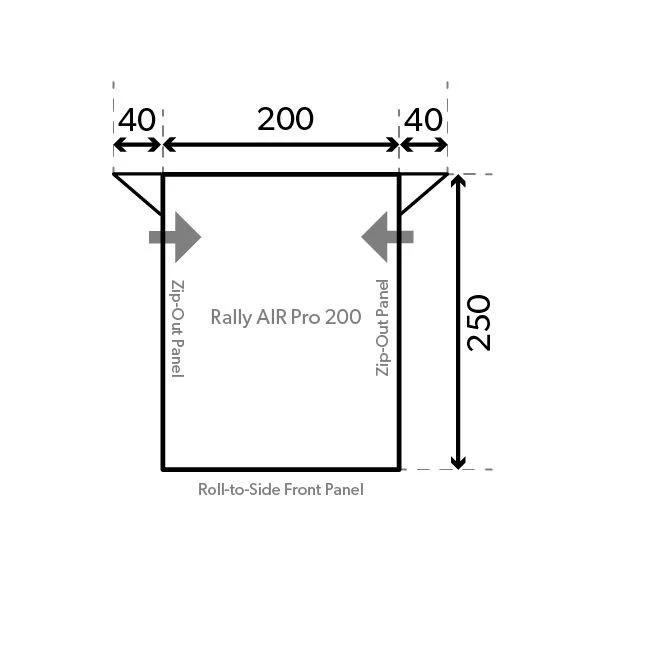 Dometic (Kampa) Rally 200 Pearl Grey AW0001 9120000040 3 Dometic (Kampa) Rally 200 Pearl Grey AW0001 9120000040