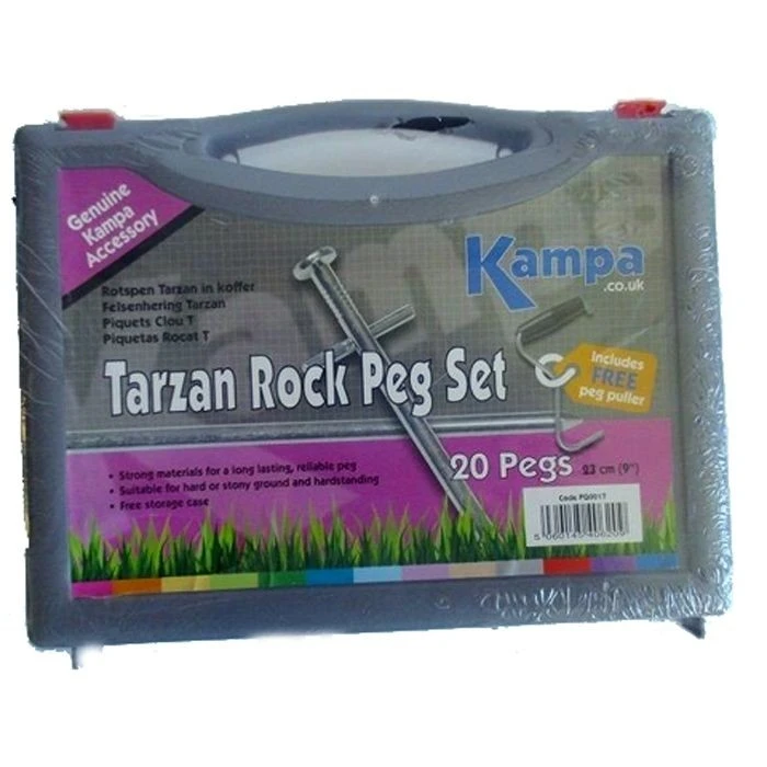 Kampa Tarzan Rock Peg Set (20) 912001291 3 Kampa Tarzan Rock Peg Set (20) 912001291