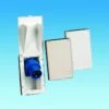 PLS 240v Rectangular Flush Fit Inlet PO114 -Vango Sales pls240vwhiterectangularinletpo114