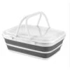 Quest Home+ Collapsible Siicone 9lt Picnic Basket Grey 65828 -Vango Sales questhome collapsiblepicnicbasketgrey
