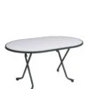Alco Steel Folding Heavy Duty Oval Table 140cmx90cm Graphite R35GCG -Vango Sales r35vmar scaled 1