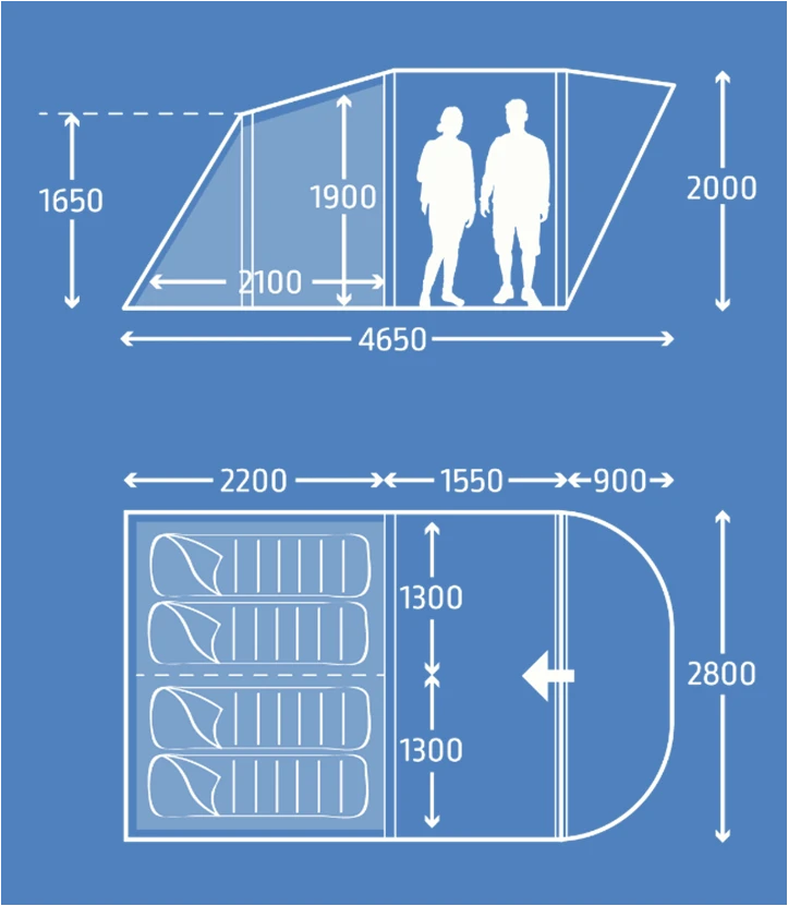 Kampa Brean 4 Poled 9120001261 3 Kampa Brean 4 Poled 9120001261