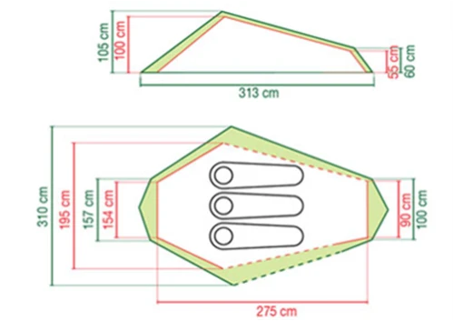 Coleman Cobra 3 Tent 205500 2022 4 Coleman Cobra 3 Tent 205500 2022 - Image 2