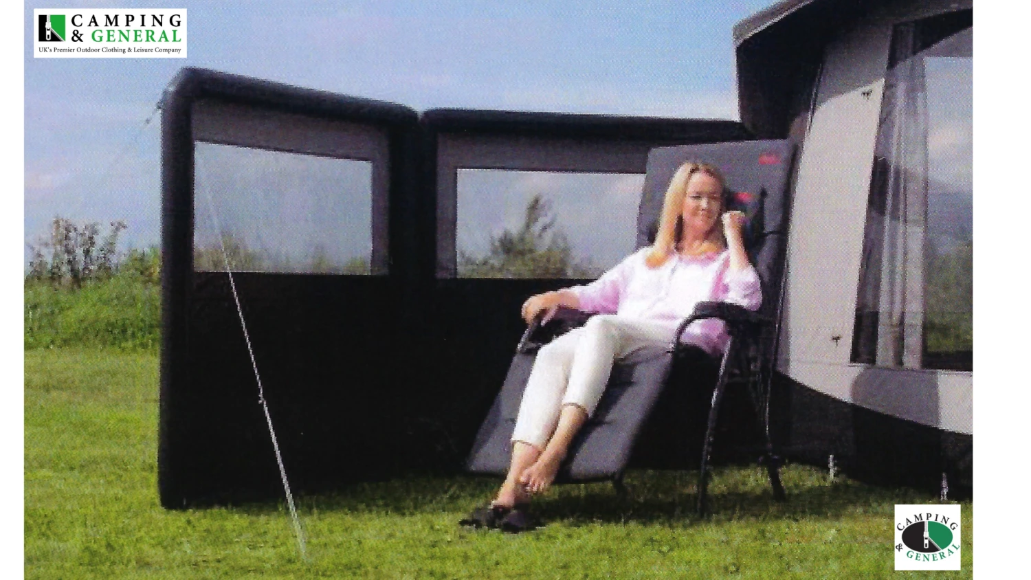 Telta Inflatable Two Panel PVC Windbreak AE0002 4 Telta Inflatable Two Panel PVC Windbreak AE0002 - Image 2